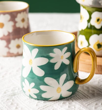 Ceramic Flower Cup