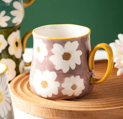 Ceramic Flower Cup