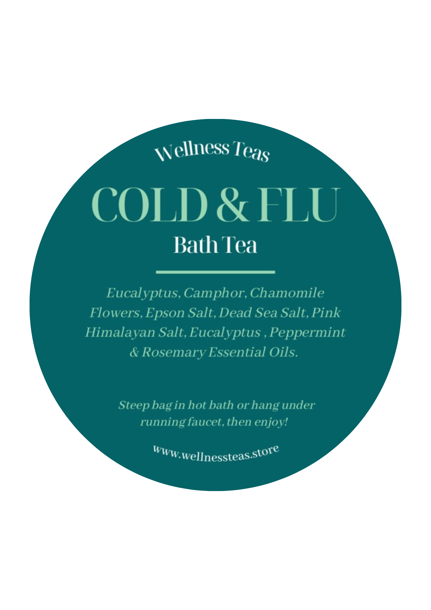 Cold & Flu Bath - Tub Tea Bag